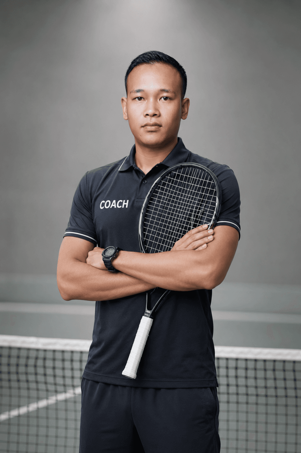 Coach Mirza Harianza, pelatih Arsiza Tennis Club